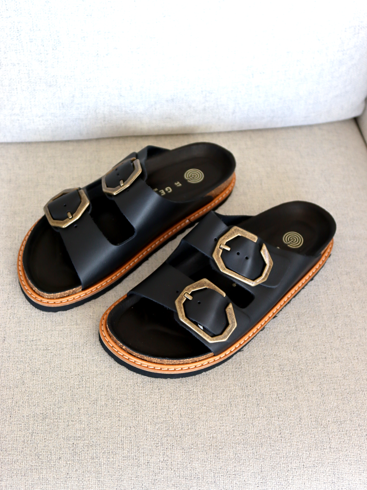 GALIA LEATHER DRESS BLACK