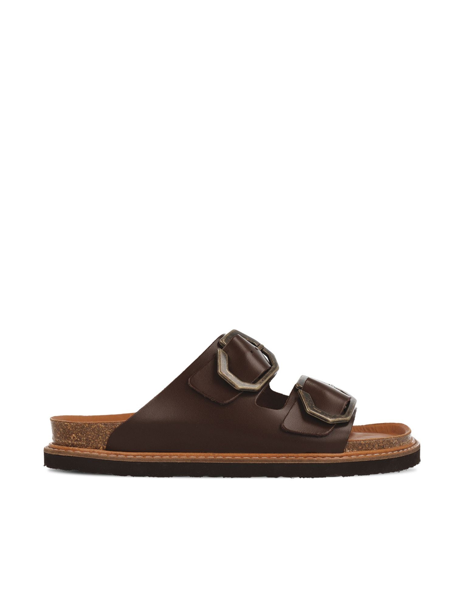 GALIA LEATHER DRESS CHOCOLATE