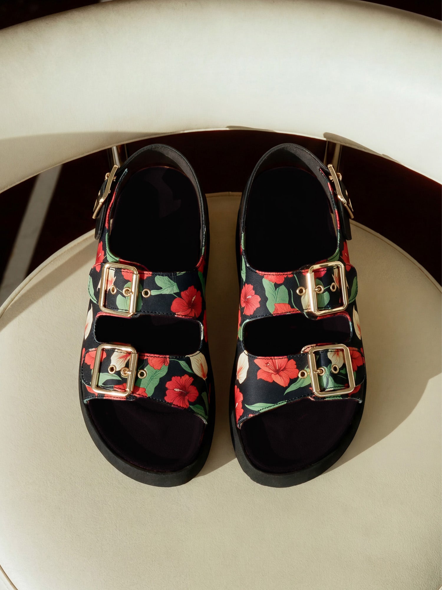 FELINA VEGAN FLORAL RED