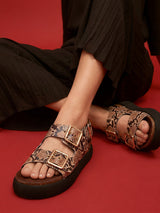 FELINA VEGAN SNAKE CAMEL BALLOON