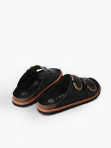 GALIA DRESS LEATHER BLACK