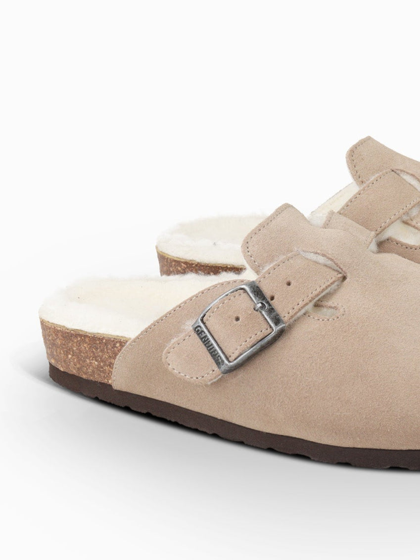 RIVA VELOUR WOOL TAUPE  MAN