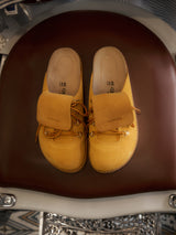 TONG VELOUR LEATHER AMBRA