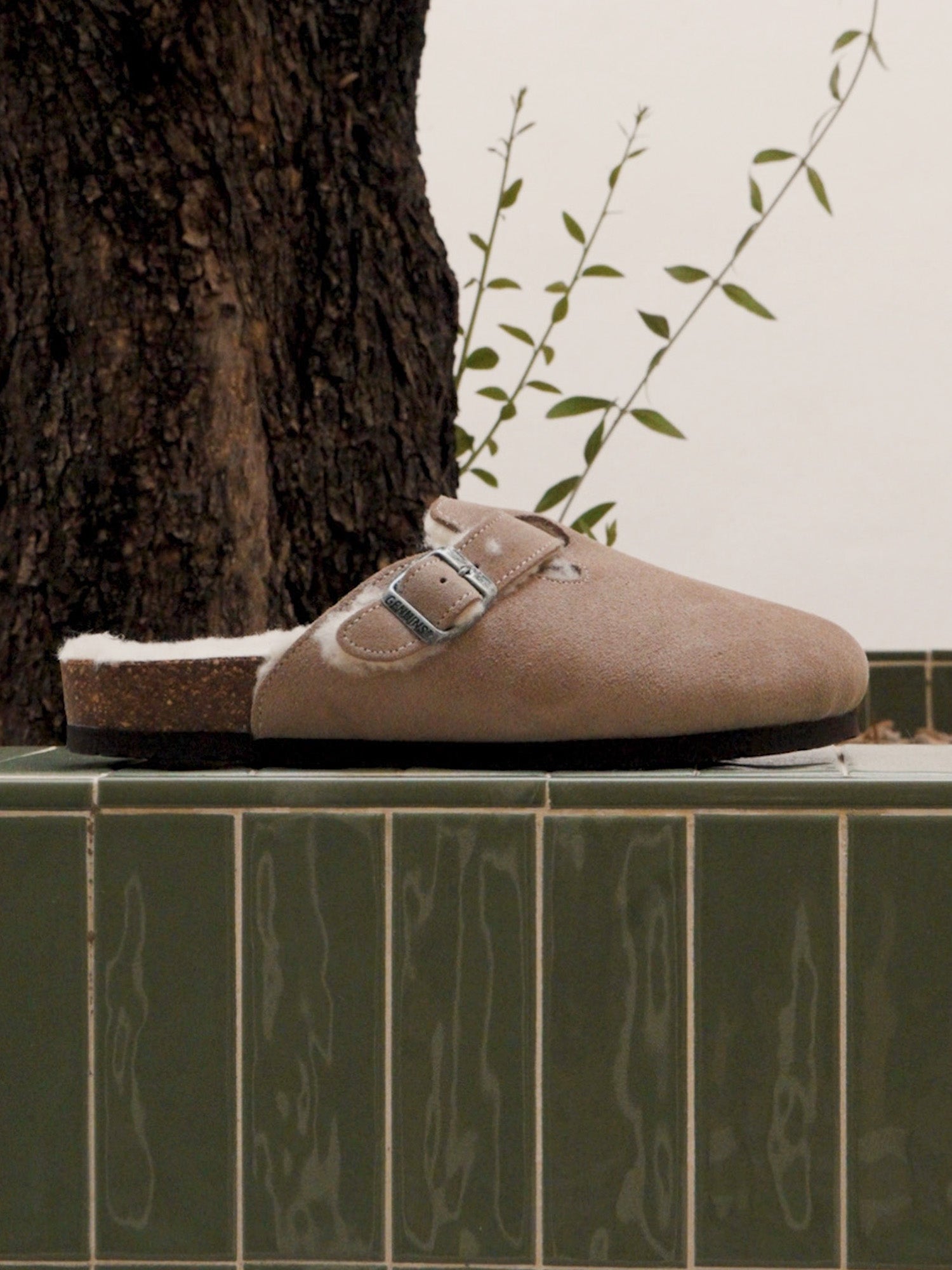 RIVA VELOUR WOOL TAUPE  MAN